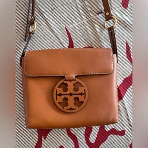 Tory Burch brown leather shoulder bag